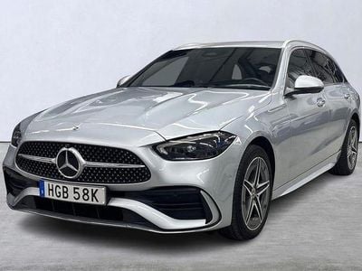 Begagnad Mercedes C300 AMG line 317 HK (233 kW) 2023 Silver Kombi