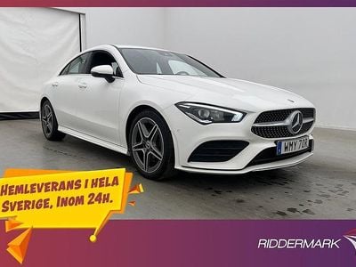 Begagnad Mercedes CLA200 AMG line 163 HK (119 kW) 2021 Vit Sedan