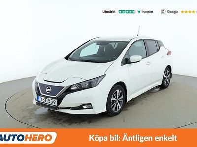 Begagnad Nissan Leaf Basis 111 kW (151 HK) 2018 Vit Halvkombi
