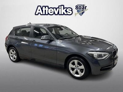Grå Begagnad 2014 BMW 116 Sport Line Halvkombi | 129 900 kr (Superpris)