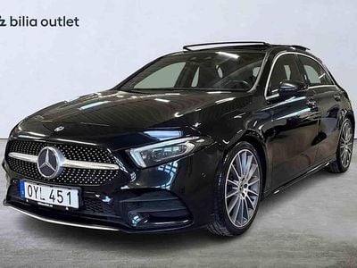 Begagnad Mercedes A180 116 HK (85 kW) 2019 Svart Halvkombi