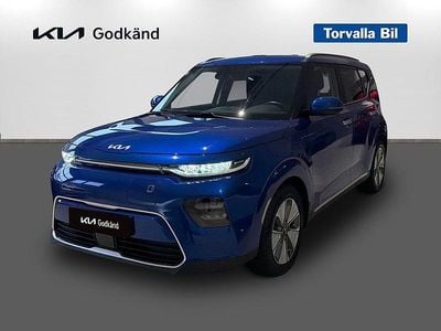Begagnad Kia Soul EV Advance 150 kW (204 HK) 2022 Blå SUV