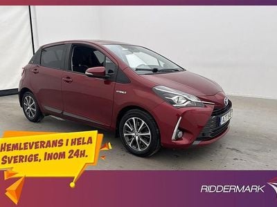 Begagnad Toyota Yaris Hybrid 101 HK (74 kW) 2019 Röd Halvkombi