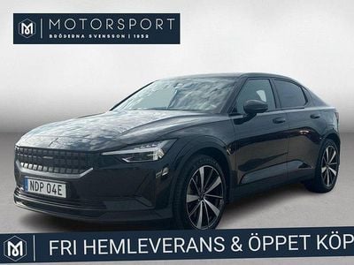 Svart Begagnad 2022 Polestar 2 Long Range Single Motor Halvkombi | 269 900 kr (Marknadspris)