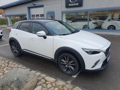 Unik färgkombination: vit med svart tak Begagnad 2016 Mazda CX-3 Optimum SUV | 155 000 kr (Marknadspris)