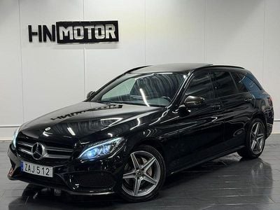 Svart Begagnad 2017 Mercedes C220 AMG line Kombi | 229 900 kr (Lite dyr)