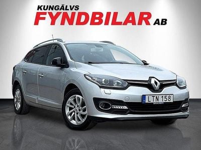 Silver Begagnad 2015 Renault Mégane GrandTour LIMITED Kombi | 79 900 kr (Dyr)