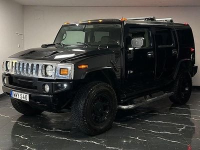 Svart Begagnad 2004 Hummer H2 SUV | 219 900 kr