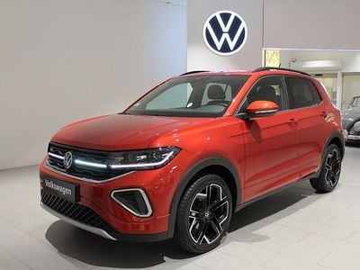 Röd Ny 2025 VW T-Cross R-line SUV | 369 700 kr (Dyr)