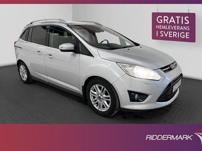 begagnad Ford C-MAX Grand 1.0 125hk 7-Sits Skinn Keyless P-sensorer