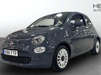 Grå Begagnad 2021 Fiat 500 Halvkombi | 129 900 kr