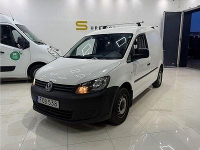Begagnad VW Caddy 75 HK (55 kW) 2015 Vit Minibuss