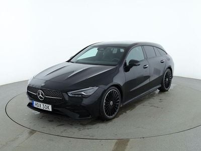 Svart Begagnad 2025 Mercedes CLA200 Shooting Brake AMG line Kombi | 379 000 kr (Marknadspris)