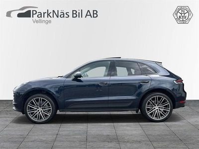 Mörkblå (night blue metallic) Begagnad 2019 Porsche Macan S SUV | 569 900 kr (Dyr)