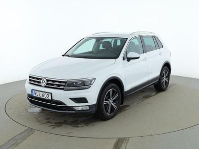 Begagnad VW Tiguan Highline 190 HK (139 kW) 2017 Vit SUV