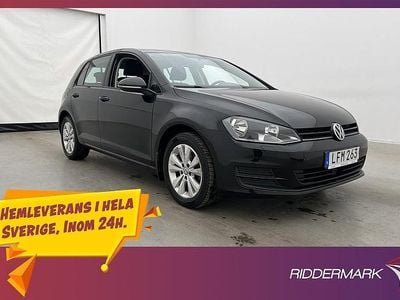 Svart Begagnad 2015 VW Golf VII Halvkombi | 77 800 kr (Marknadspris)