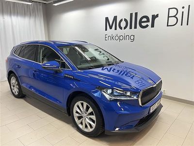 Begagnad Skoda Enyaq iV 194 kW (265 HK) 2023 Blå SUV