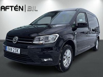 Svart Begagnad 2020 VW Caddy Maxi Minibuss | 116 000 kr (Marknadspris)