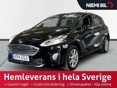 Begagnad Ford Fiesta S 101 HK (74 kW) 2018 Svart Halvkombi