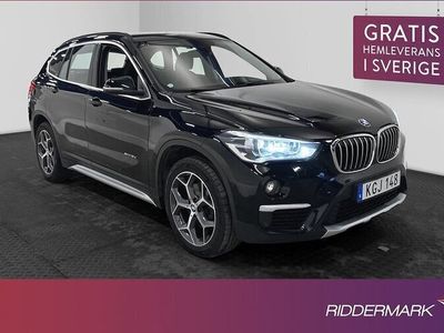 begagnad BMW X1 xDrive18d X-Line Kamera Keyless Drag Välserv 2018, SUV