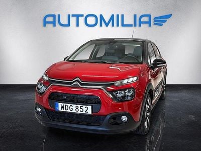 Röd Begagnad 2024 Citroën C3 PureTech Halvkombi | 169 900 kr (Marknadspris)