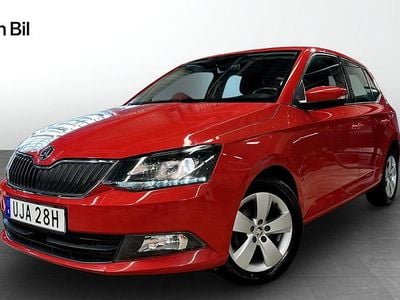 Begagnad Skoda Fabia Style 95 HK (69 kW) 2017 Röd Halvkombi