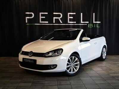 Begagnad VW Golf Cabriolet 160 HK (117 kW) 2012 Vit Cab