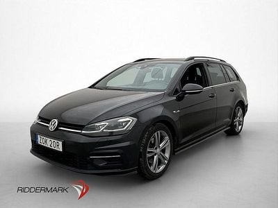 Begagnad VW Golf VII R-line 150 HK (110 kW) 2019 Svart Kombi