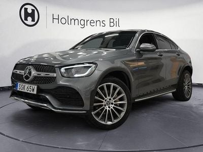 Grå Begagnad 2021 Mercedes GLC300e Sportkupé | 469 900 kr