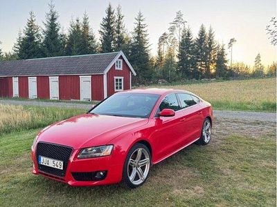 Begagnad Audi A5 Sportback Comfort 180 HK (132 kW) 2010 Röd Halvkombi