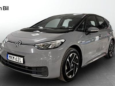 Begagnad VW ID.3 Pro Performance 150 kW (204 HK) 2021 Moonstone grey/black Halvkombi