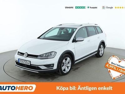 Begagnad VW Golf Alltrack 186 HK (136 kW) 2015 Vit Kombi