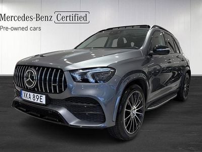 Grå Begagnad 2021 Mercedes GLE350 AMG line Kombi | 649 000 kr (Marknadspris)