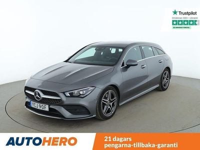 Grå Begagnad 2019 Mercedes CLA220 Shooting Brake AMG line Kombi | 308 000 kr (Marknadspris)