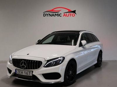 Begagnad Mercedes C220 AMG 170 HK (125 kW) 2017 Vit Kombi