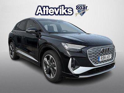 Svart Begagnad 2024 Audi Q4 e-tron S-Line SUV | 649 000 kr