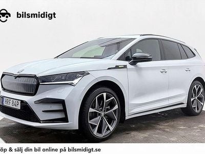 Vit Begagnad 2023 Skoda Enyaq iV RS SUV | 479 800 kr (Lite dyr)