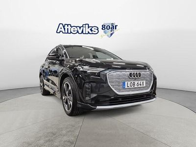 Svart Begagnad 2023 Audi Q4 e-tron Advanced SUV | 379 900 kr (Marknadspris)