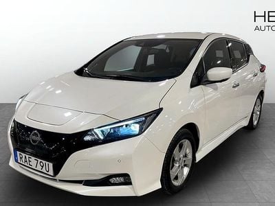Vit Begagnad 2022 Nissan Leaf N-Connecta Halvkombi | 184 900 kr (Marknadspris)