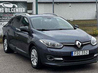 Mörkgrå Begagnad 2015 Renault Mégane GrandTour LIMITED Kombi | 79 900 kr (Lite dyr)