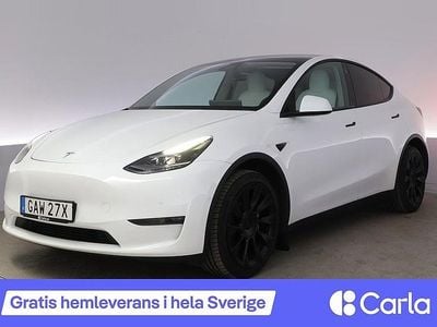 Vit Begagnad 2022 Tesla Model Y Long Range AWD SUV | 351 990 kr (Marknadspris)