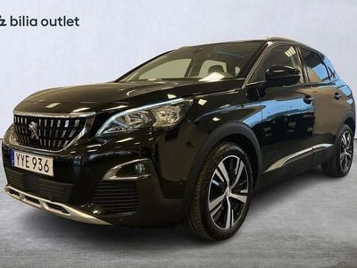 Svart Begagnad 2017 Peugeot 3008 Allure SUV | 159 900 kr (Marknadspris)