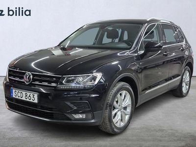 Begagnad VW Tiguan 151 HK (111 kW) 2018 Svart SUV