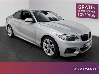 begagnad BMW 218 220 d Coupé M Sport Lights HiFi Sensorer Välservad 2017, Sportkupé