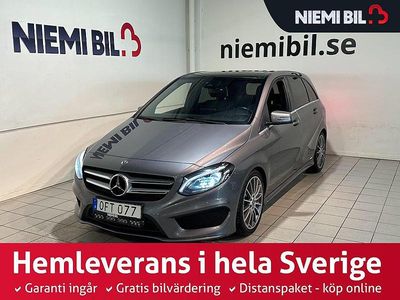 Begagnad Mercedes B200 AMG 136 HK (100 kW) 2017 Mörkgrå Minibuss