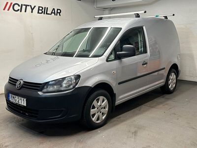 begagnad VW Caddy Skåpbil 1.6 TDI Ny-kamrem D-värmare,Ny beskiktad 2015, Transportbil