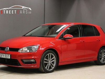 Röd Begagnad 2015 VW Golf VII R-line Halvkombi | 124 900 kr (Marknadspris)