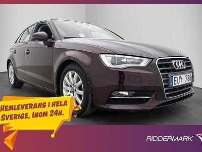 Begagnad Audi A3 Sportback Ambition 150 HK (110 kW) 2013 Röd Halvkombi