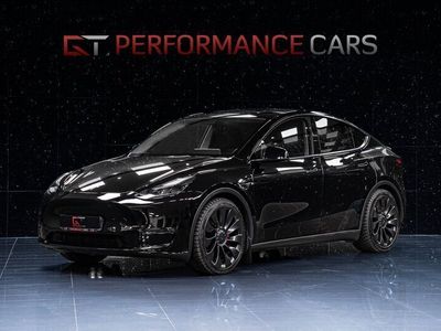 begagnad Tesla Model Y Performance Moms FSD Kolfiber Turbine 534hk