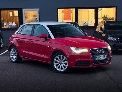 Röd Begagnad 2013 Audi A1 Sportback Sport Halvkombi | 99 900 kr (Marknadspris)